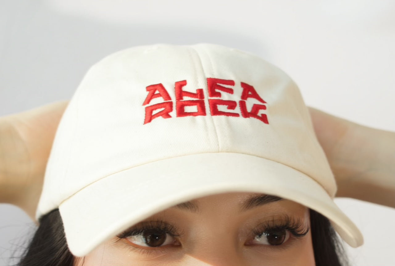 AR Classic Embroidered Cap in Beige
