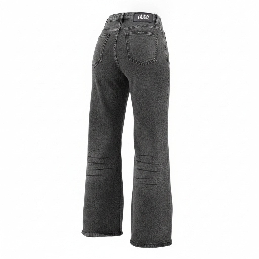 Black Straight Leg Jeans