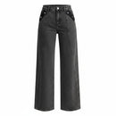 Black Straight Leg Jeans