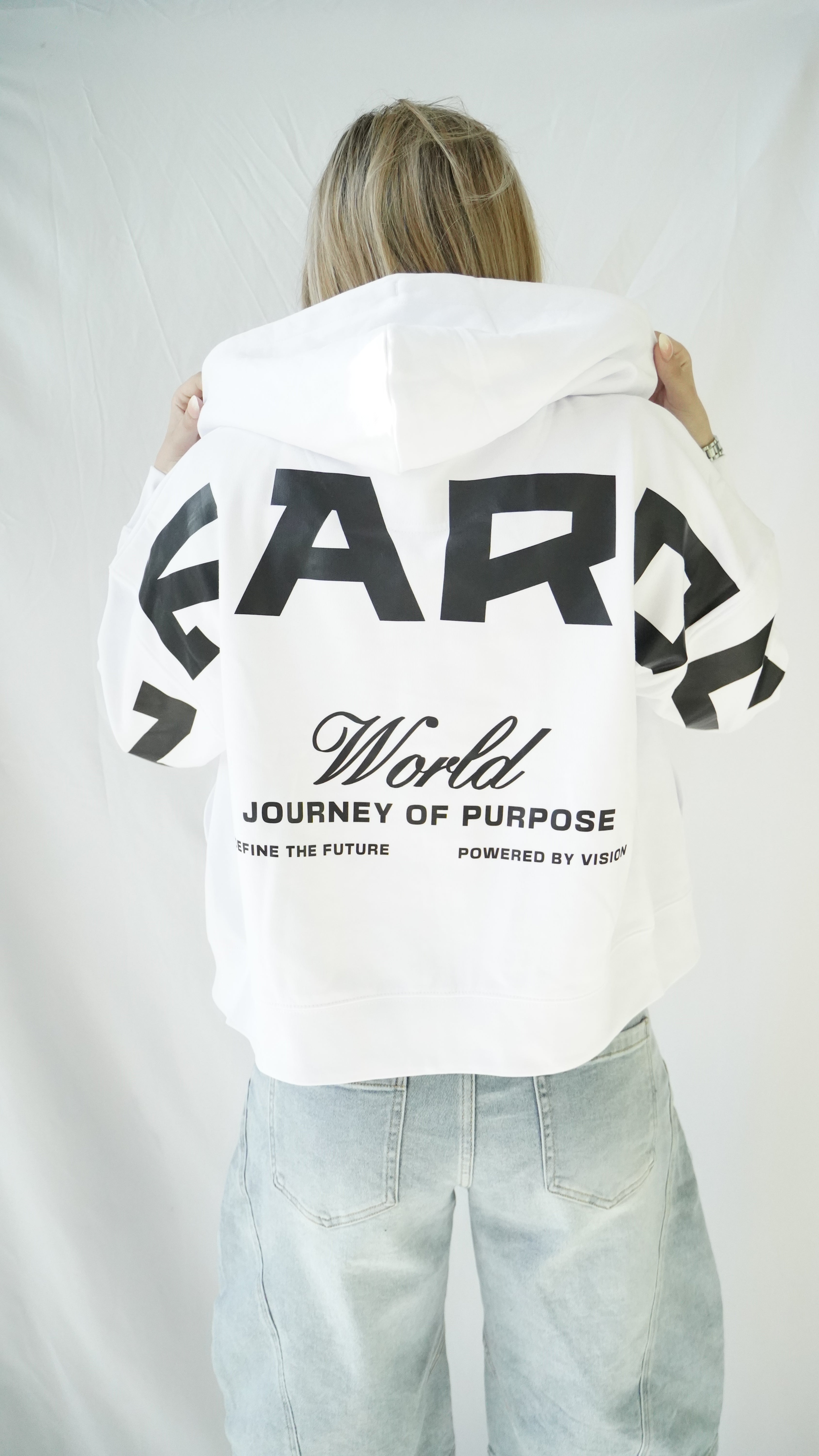 Journey of Purpose Hoodie in White