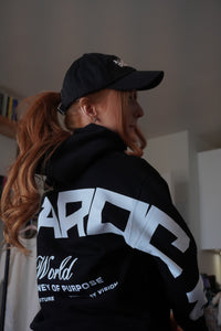 Journey of Purpose No Zip Hoodie in Black