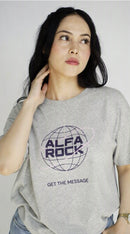 Get The Message Tee in Grey