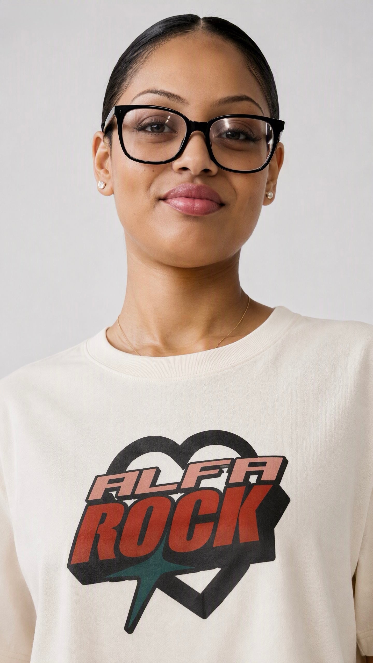 Heartstopper Crop Tee in Cream