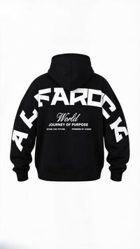Journey of Purpose No Zip Hoodie in Black