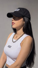 Ribbed Classic Tank Top in White