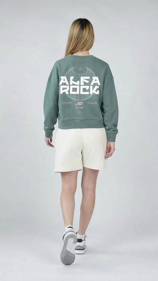 Around The World Jumper In Green