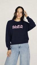 Around The World Jumper In Navy