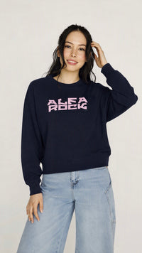 Around The World Jumper In Navy