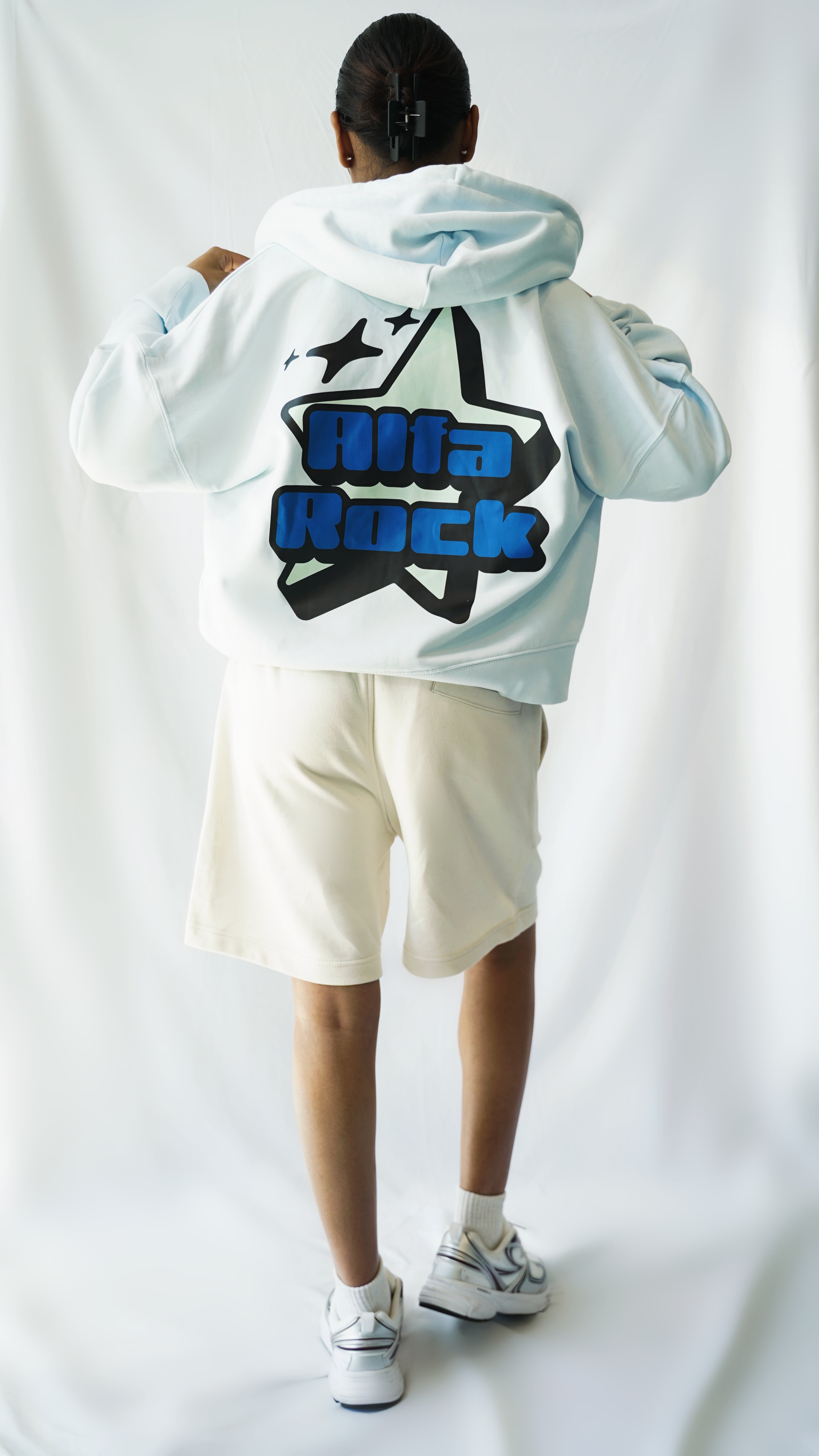 Stargirl Hoodie in Ice Blue