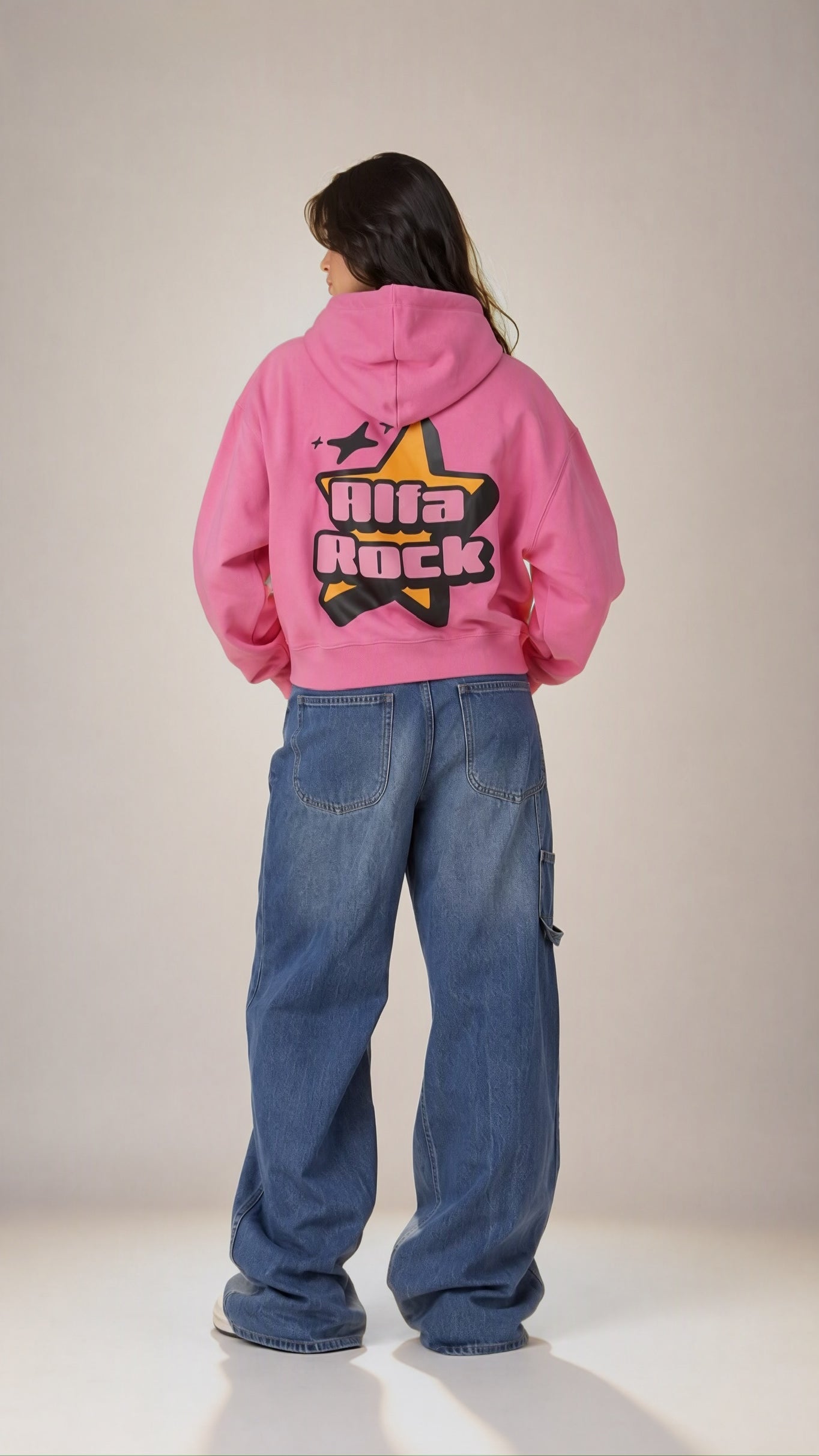 Stargirl Hoodie in Pink