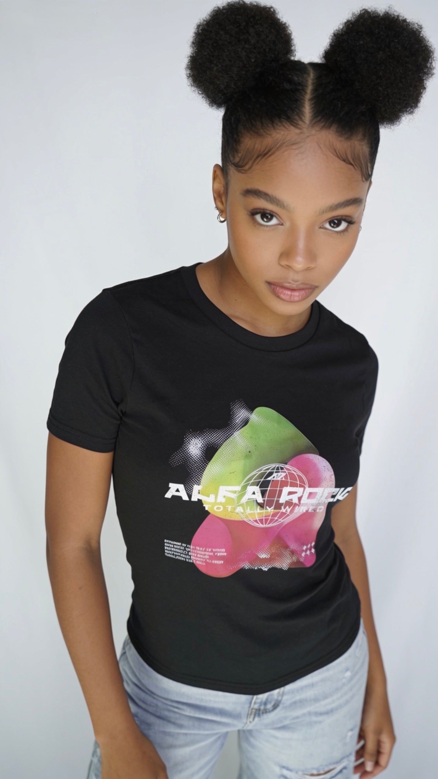 Totally Wired Tee in Black
