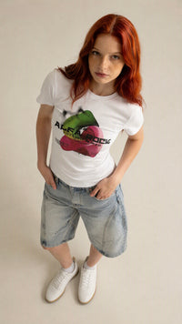 Totally Wired Tee in White