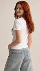 Totally Wired Tee in White