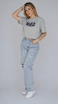 AR Icon Tee in Grey