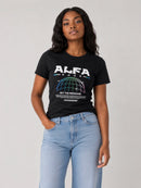 Get The Message Tee in Black