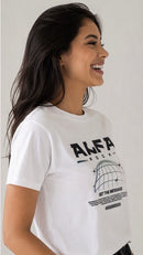 Get The Message Tee in White
