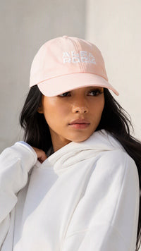Embroidered Pink Baseball Cap