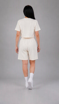 Stargirl Cropped Tee in Cream