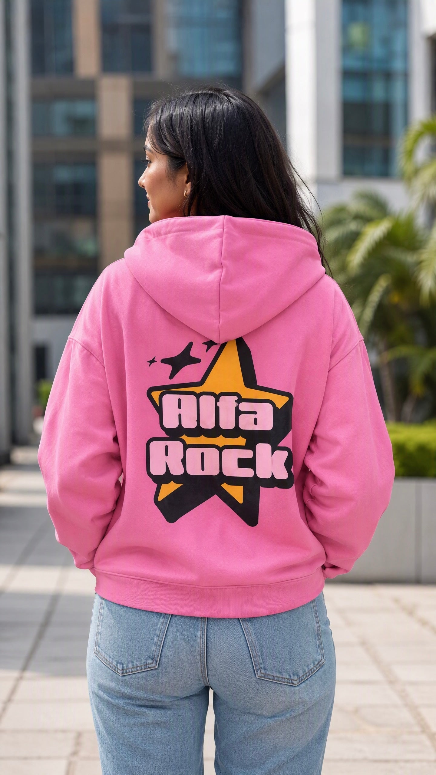 Stargirl Hoodie in Pink
