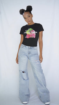 Totally Wired Tee in Black