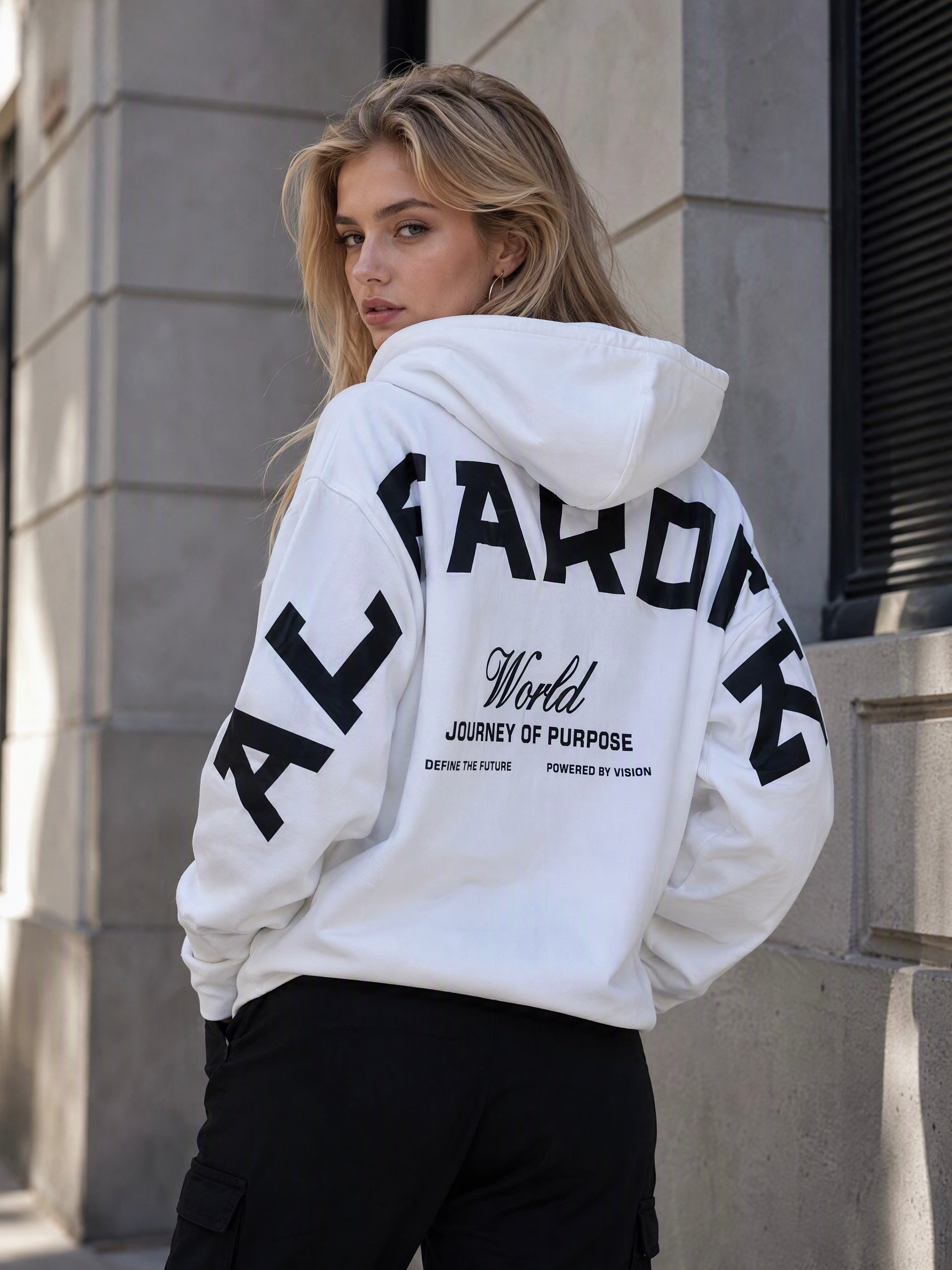 Journey of Purpose Hoodie in White